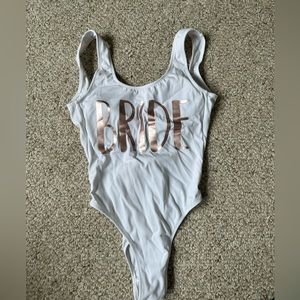BRIDE swimsuit white size XS